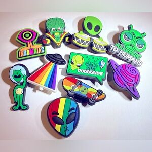 BOGO SALE 10 Alien Croc Charms